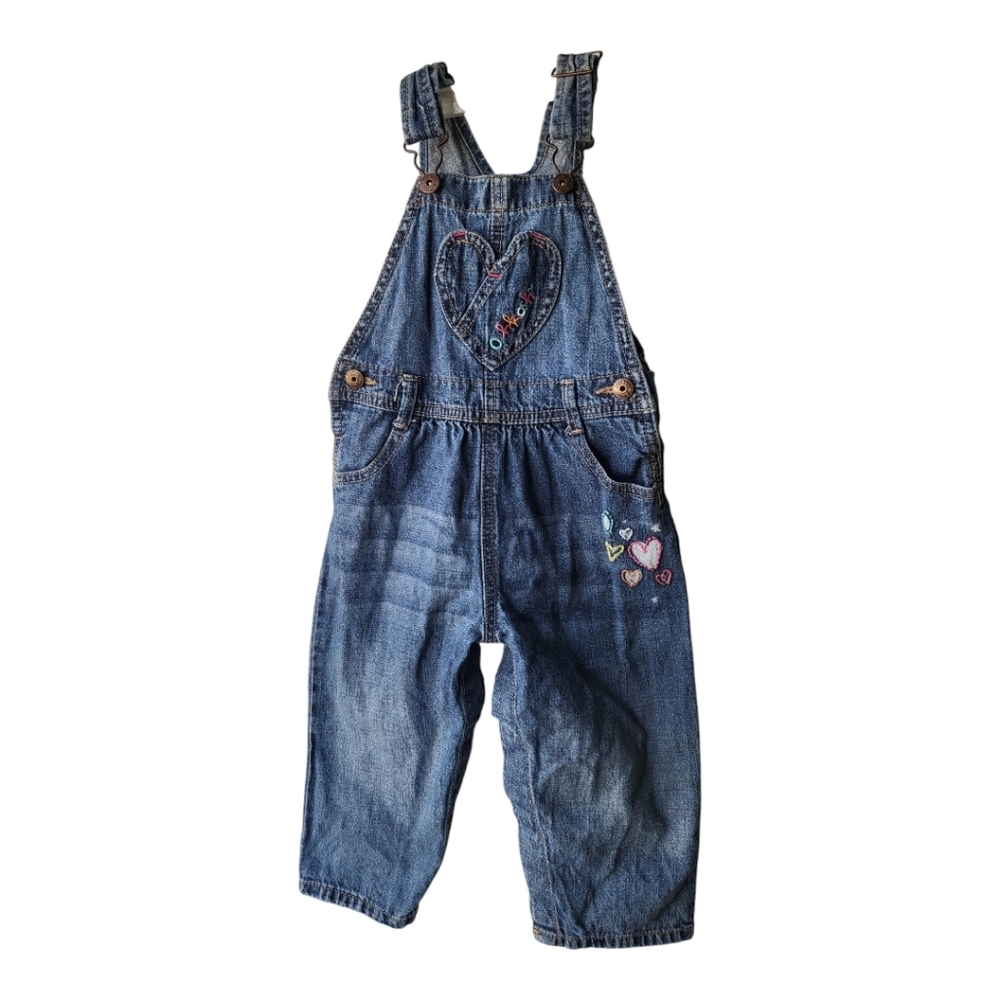 Oshgosh Girls Blue Denim Overalls